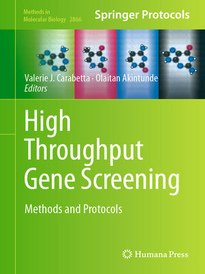 cover image of High Throughput Gene Screening